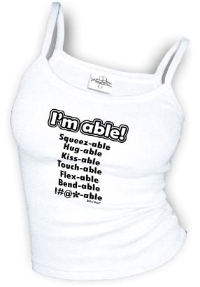 I'm Able - Spaghetti Strap tank top