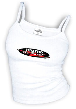 STRATEGY Go Fast! - Spaghetti Strap tank top