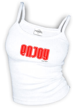 enjoy - Spaghetti Strap tank top