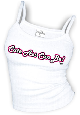 Cute Ass Can Be! - Spaghetti Strap tank top