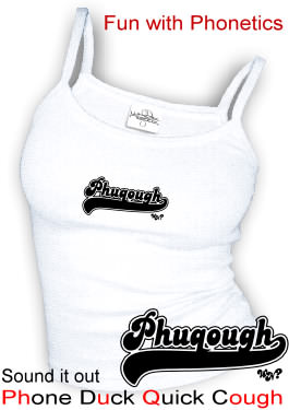 Phuqough (sound it out) - Spaghetti Strap tank top