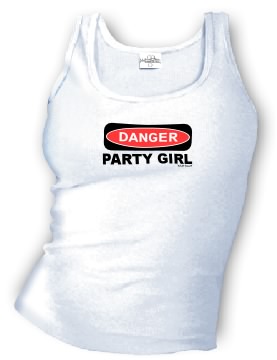 DANGER PARTY GIRL tank top