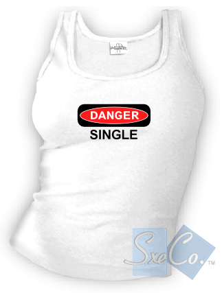 DANGER SINGLE tank top