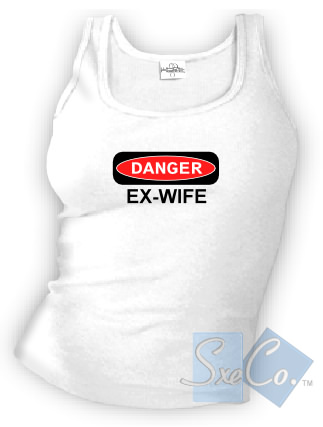 DANGER EX-WIFE tank top
